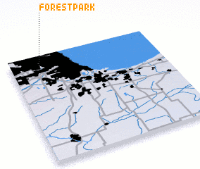 3d view of Forest Park