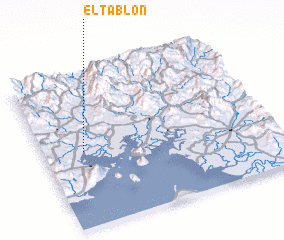 3d view of El Tablón