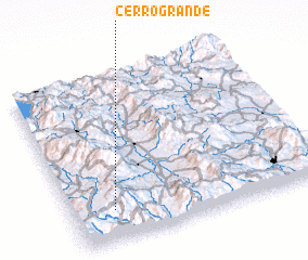 3d view of Cerro Grande