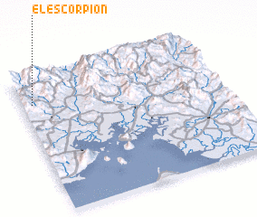 3d view of El Escorpión