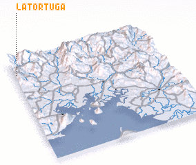 3d view of La Tortuga