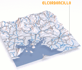 3d view of El Cordoncillo