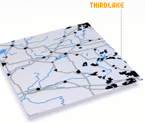 3d view of Third Lake