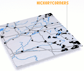 3d view of Hickory Corners