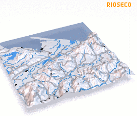 3d view of Río Seco