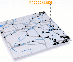 3d view of Paddock Lake