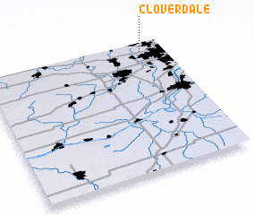 3d view of Cloverdale