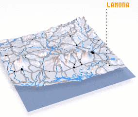 3d view of La Mona