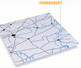 3d view of New Harmony