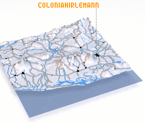 3d view of Colonia Hirlemann