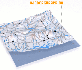 3d view of Ojo de Agua Arriba