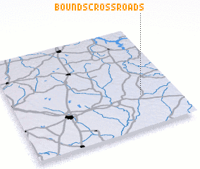 3d view of Bounds Crossroads