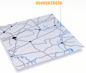 3d view of Hookers Bend