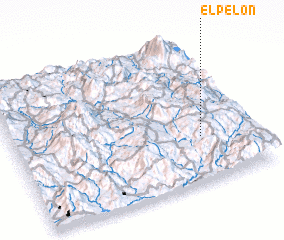 3d view of El Pelón