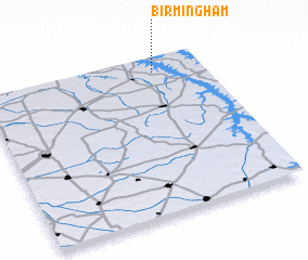 3d view of Birmingham