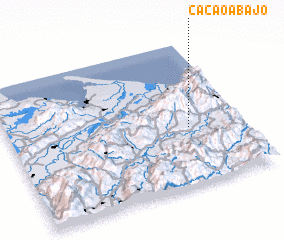 3d view of Cacao Abajo