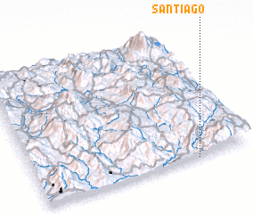 3d view of Santiago