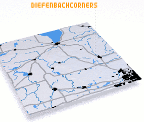 3d view of Diefenbach Corners