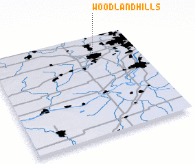 3d view of Woodland Hills