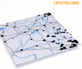 3d view of Crystal Lake