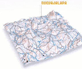 3d view of Nueva Jalapa