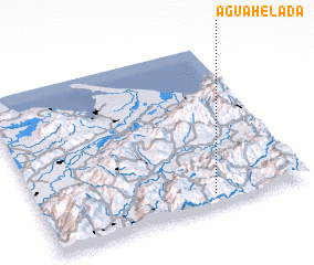 3d view of Agua Helada