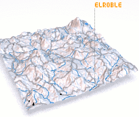 3d view of El Roble