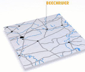 3d view of Beech River