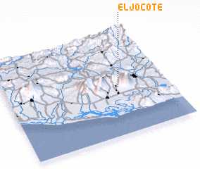 3d view of El Jocote