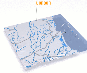 3d view of London