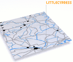 3d view of Little Cypress