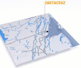 3d view of Santa Cruz