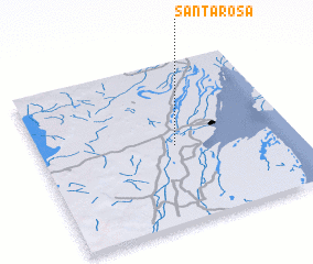 3d view of Santa Rosa