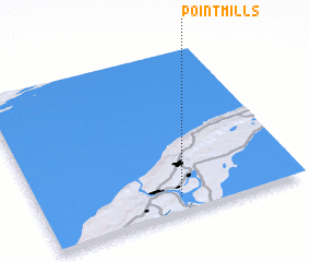 3d view of Point Mills