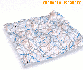 3d view of Cueva el Quiscamote