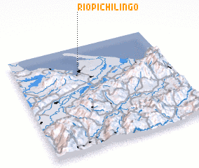 3d view of Río Pichilingo