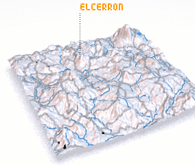 3d view of El Cerrón