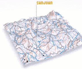 3d view of San Juan