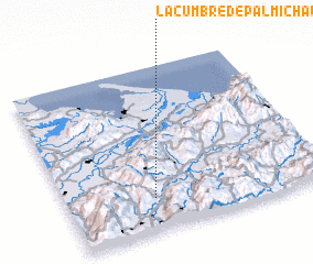 3d view of La Cumbre de Palmichal