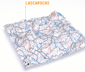 3d view of Las Capucas