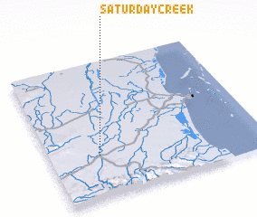 3d view of Saturday Creek