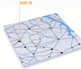 3d view of Dublin