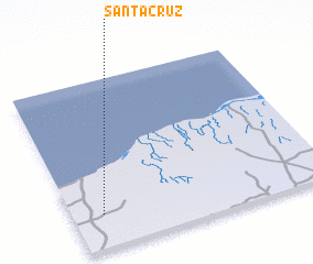 3d view of Santa Cruz