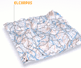 3d view of El Corpus