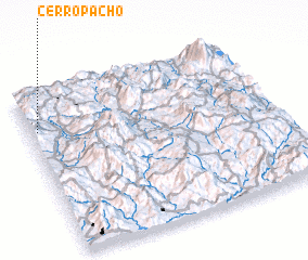 3d view of Cerro Pacho