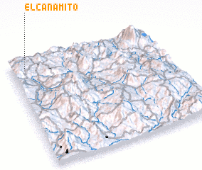 3d view of El Cañamito