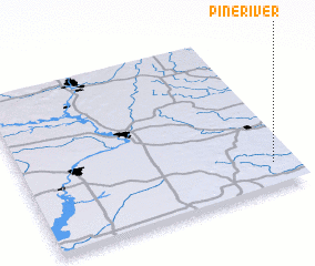 3d view of Pine River