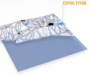 3d view of Cuyultitán