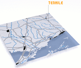 3d view of Ten Mile