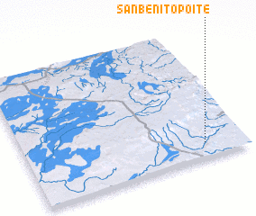 3d view of San Benito Poite